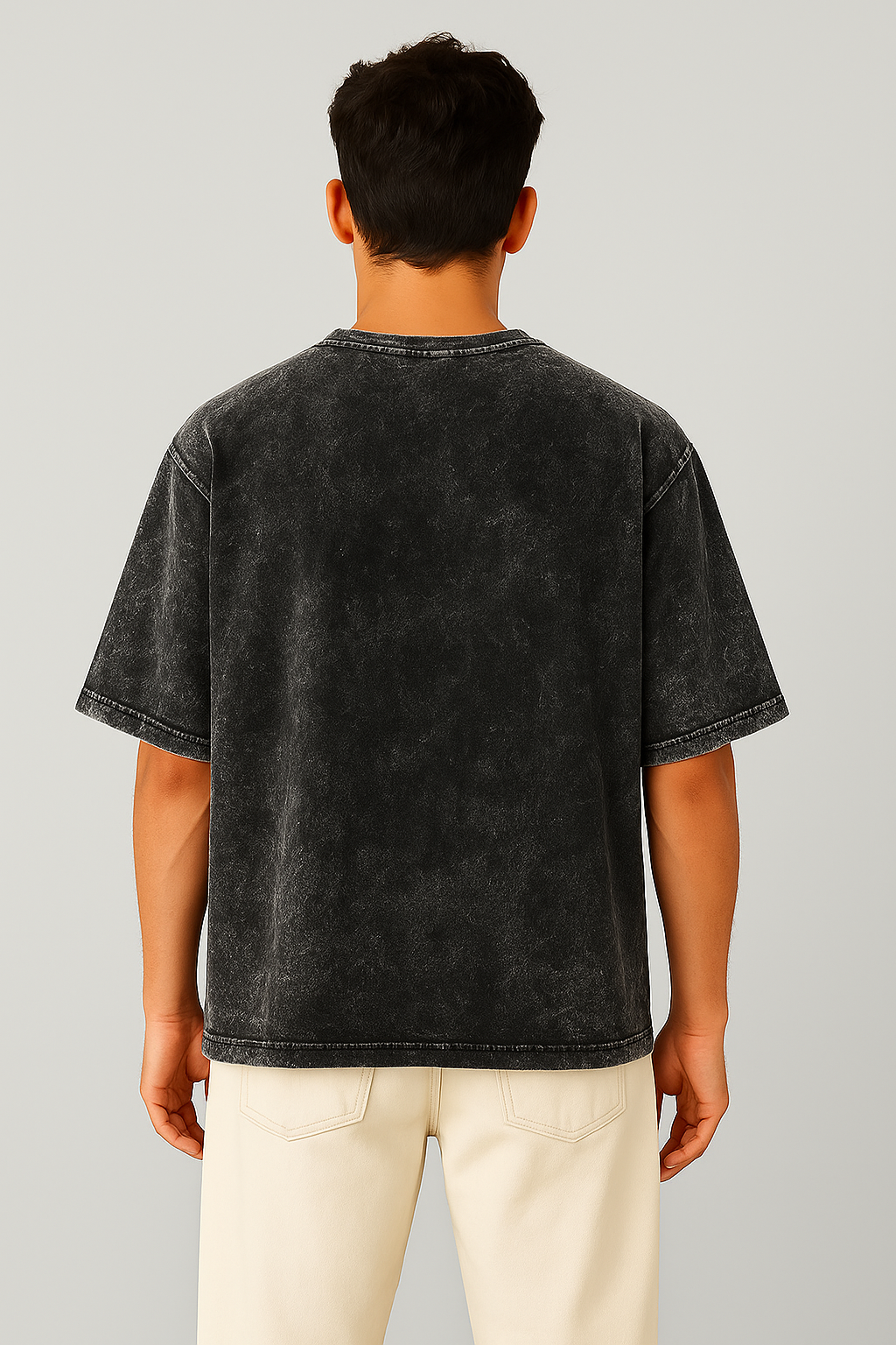 🕷️ Anti-Venom Acid Wash Oversized T-Shirt | Marvel x Streetwear Edition acid Black