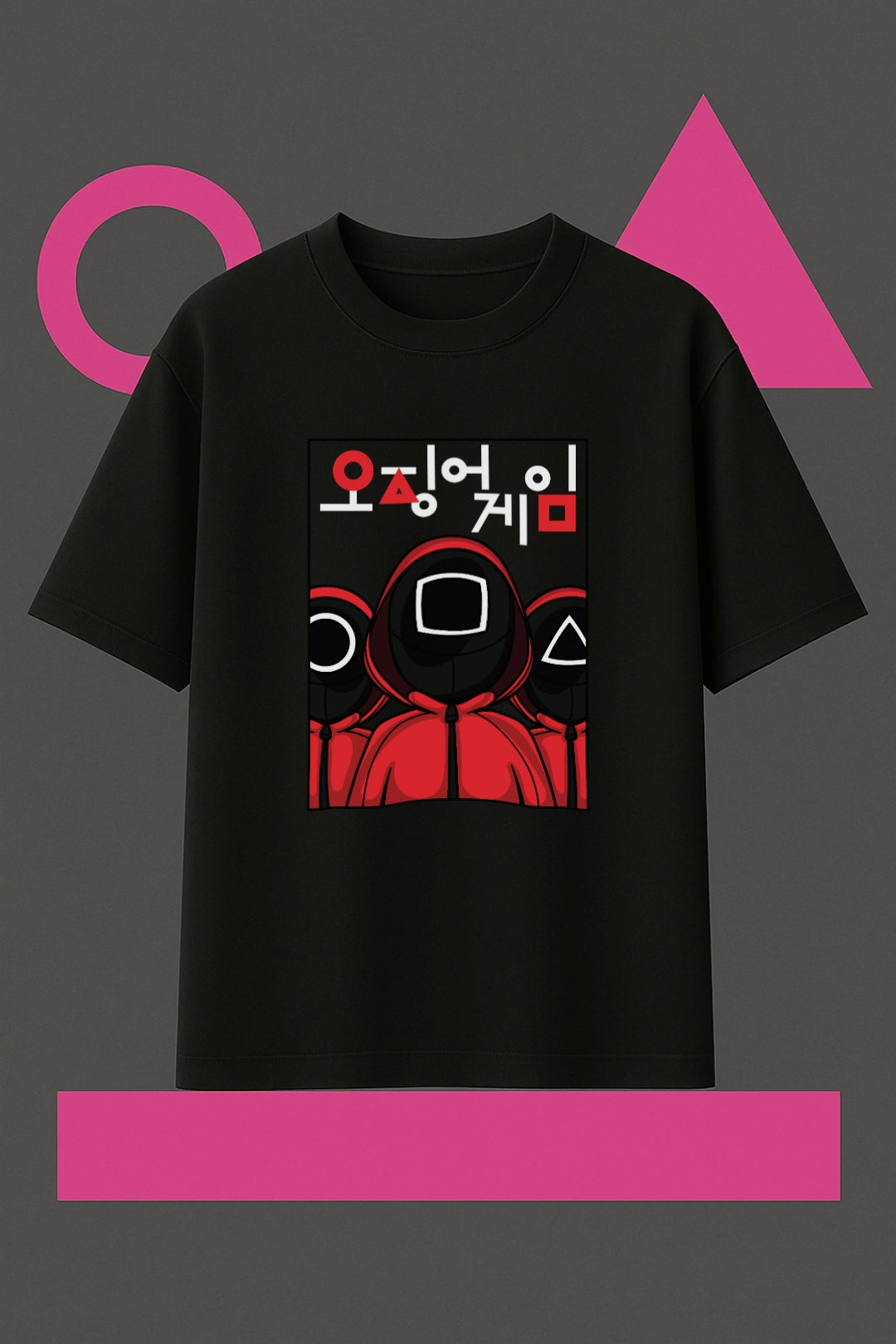 Game Mask Graphic T-Shirt – Classic Black Edition Black