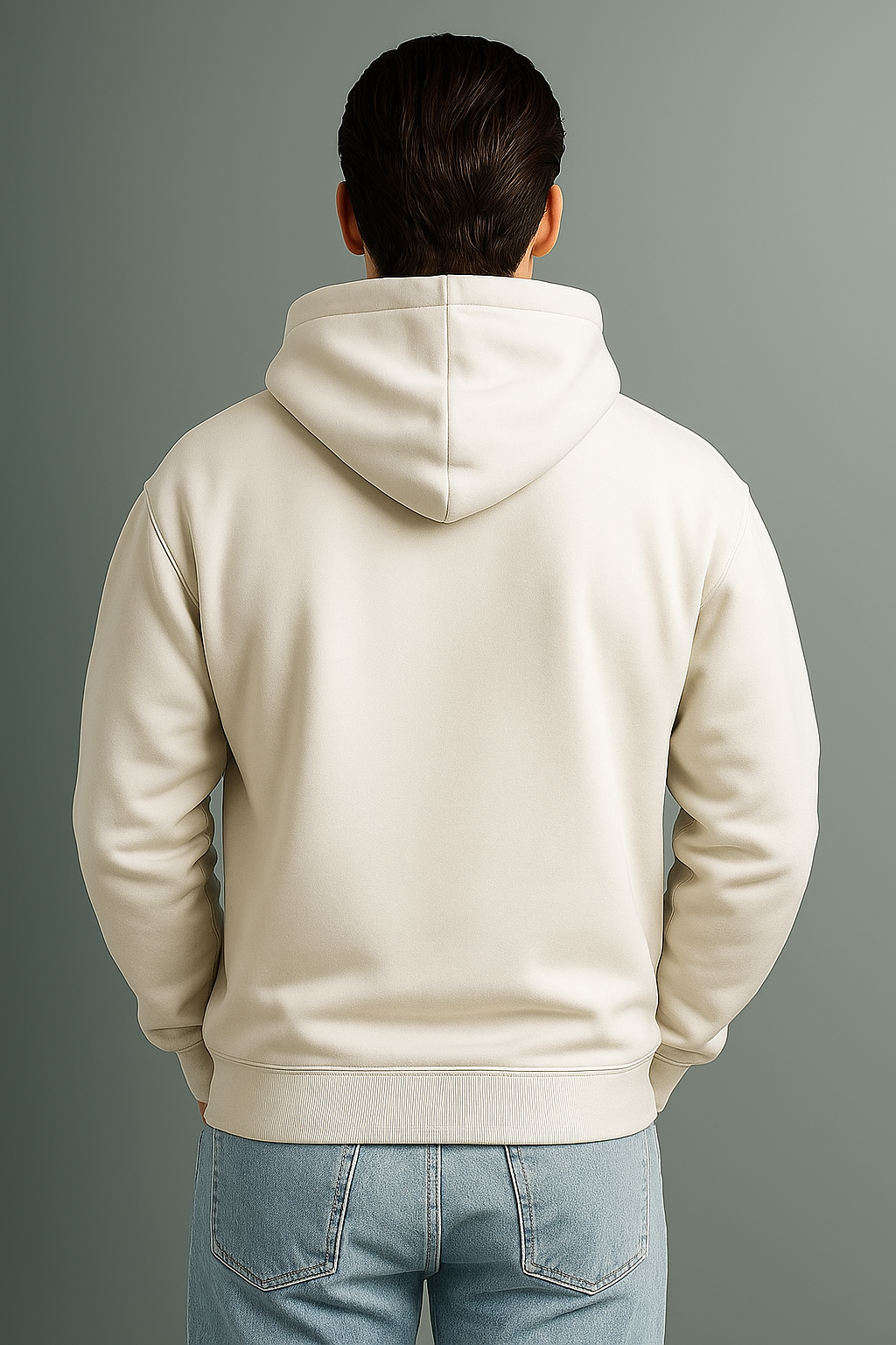 Oversized “Leader Flock” Hoodie – Street Rebellion Edition White
