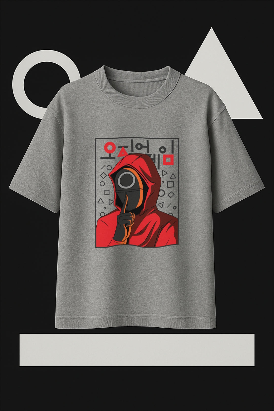 Squid Soldier Oversized Classic T-Shirt Grey