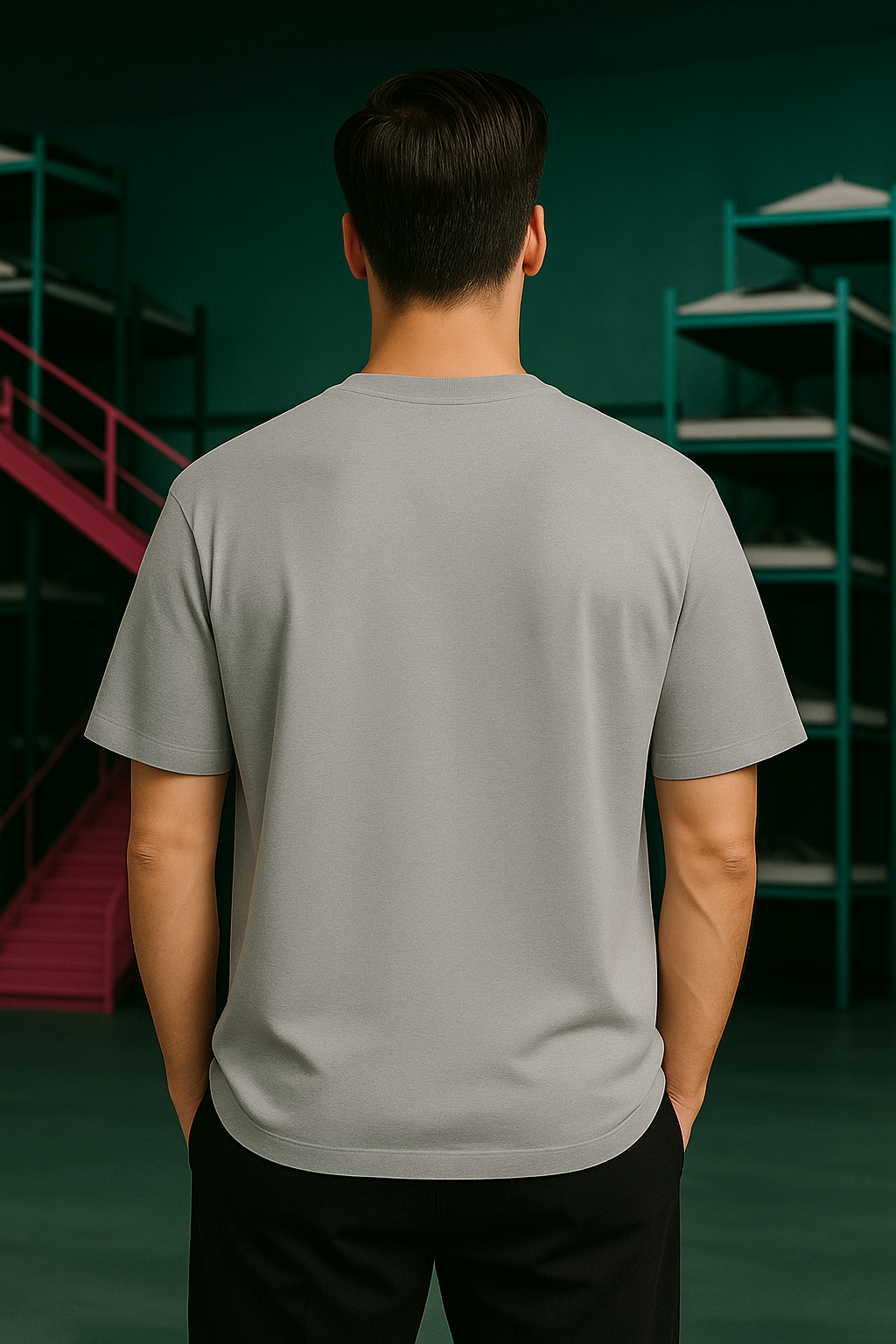 Squid Soldier Oversized Classic T-Shirt Grey
