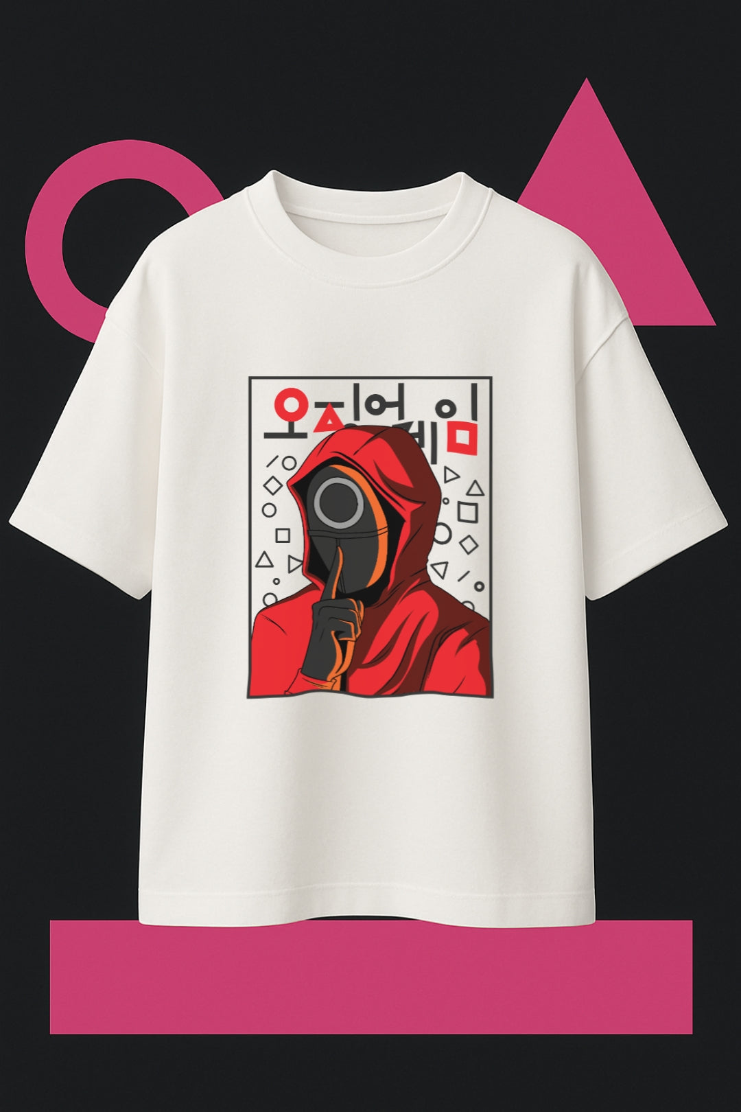 Squid Soldier Oversized Classic T-Shirt White