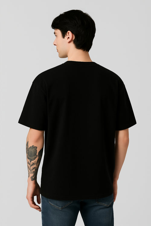 "The Legend Never Die" Oversized T-Shirt | Gothic Streetwear Statement Tee Black