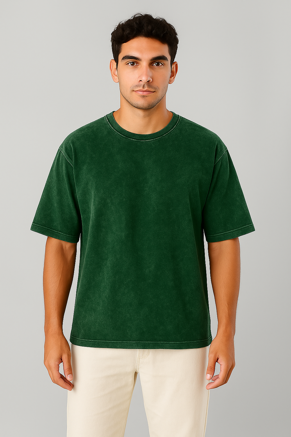 VENOM Oversized Graphic T-Shirt 🕷️ | Acid Wash Streetwear Style Acid Bottle Green