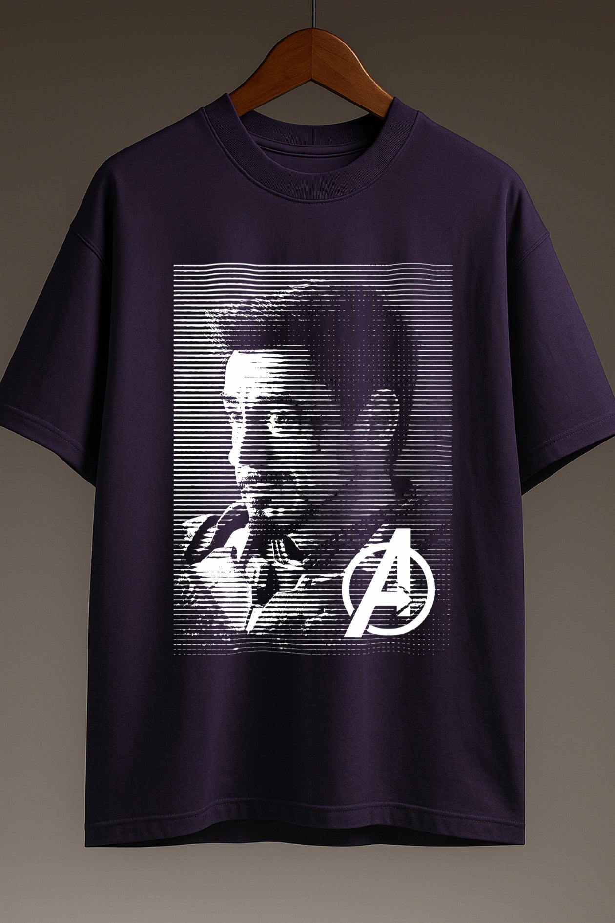 Iron legacy drip| Premium Oversized Classic Tshirt Purple
