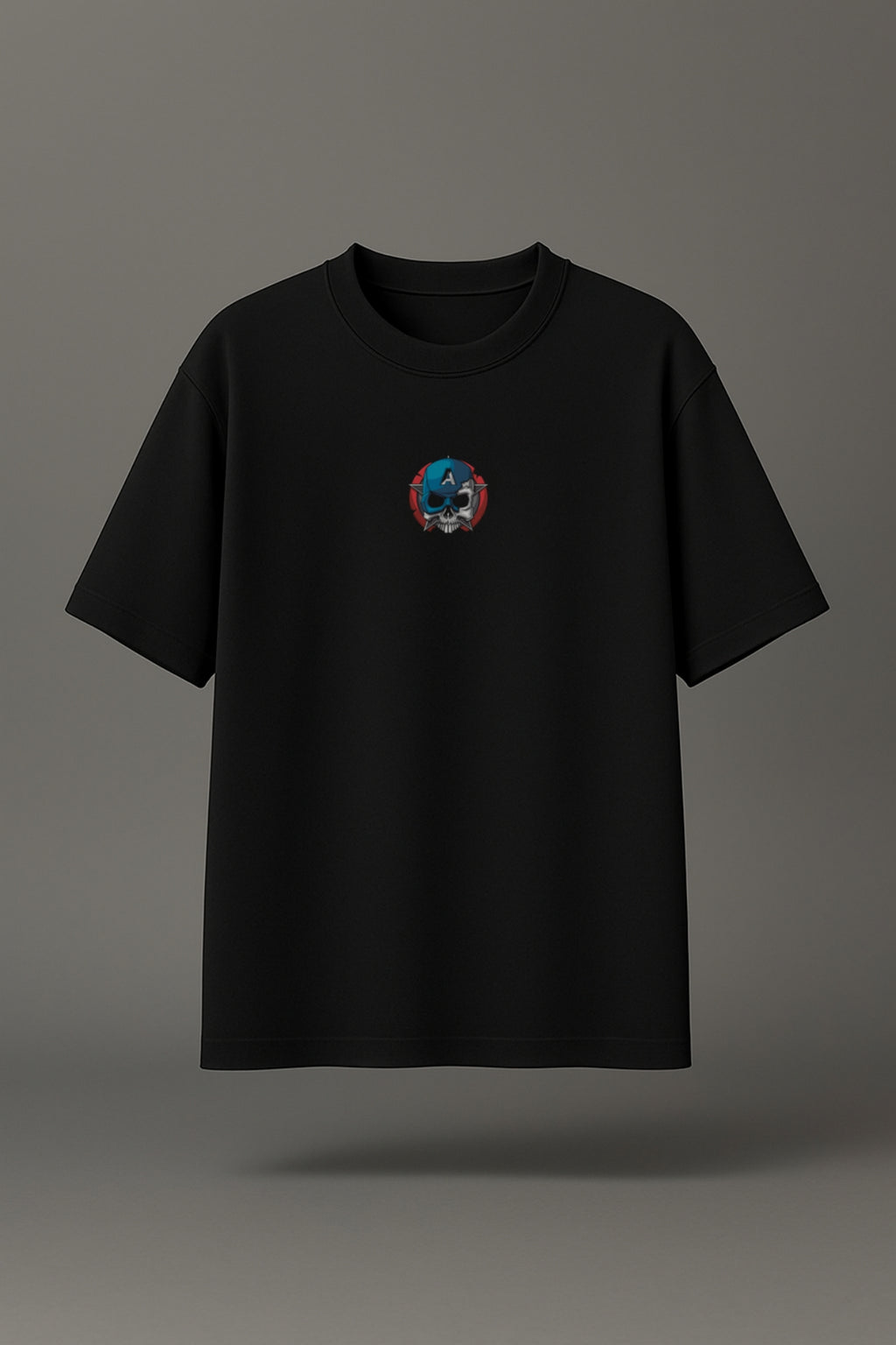 Captain Bold Oversized Classic T-Shirt 🛡️ Black