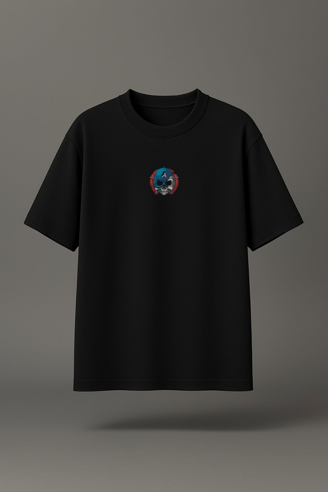 Captain Bold Oversized Classic T-Shirt 🛡️ Black