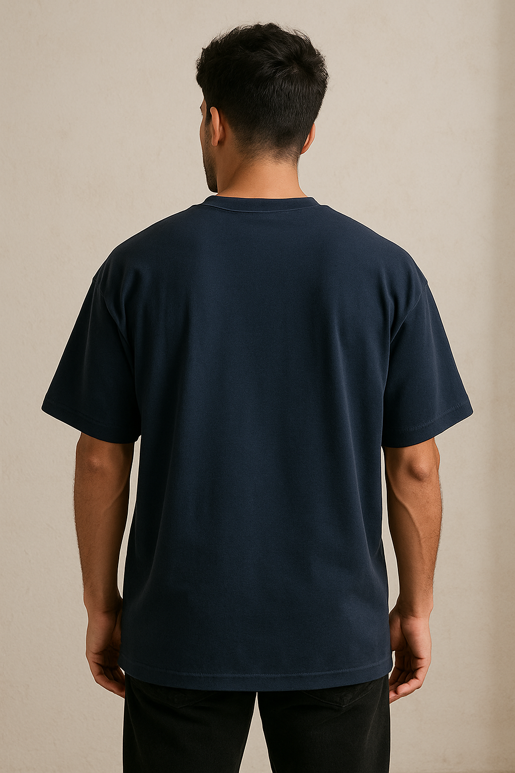 Iron legacy drip| Premium Oversized Classic Tshirt Navy blue