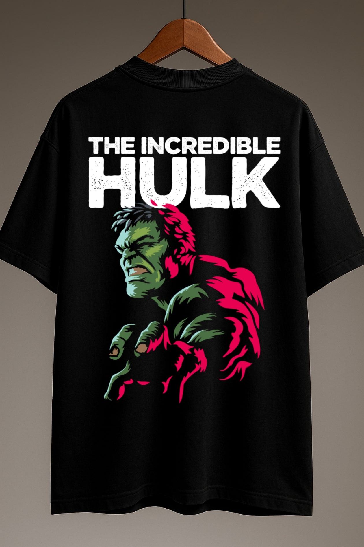 Smash Hulk Mode | Oversized Classic T-Shirt 💥💚 Black